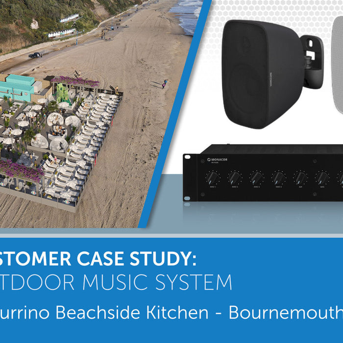 Outdoor Audio System for El Murrino Beachside Kitchen