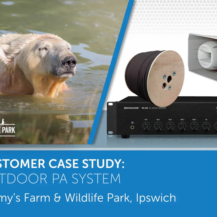 Outdoor PA System for Europe’s Largest Polar Bear Reserve at Jimmy’s Farm & Wildlife Park