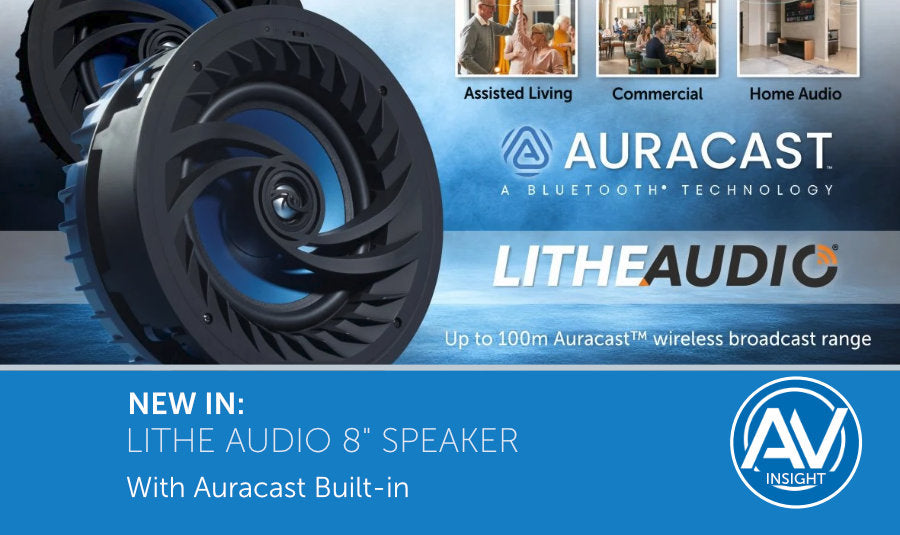 New In: Lithe Audio LBT8 Bluetooth Auracast Ceiling Speakers
