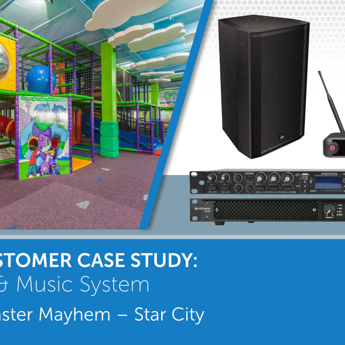 PA & Music Playback System for Monster Mayhem – Star City