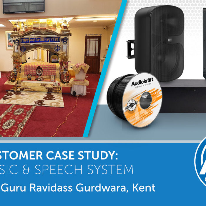 Place Of Worship Audio System For Shri Guru Ravidass Gurdwara, Kent