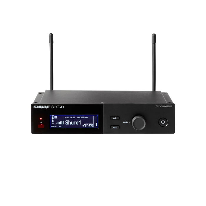 Shure SLXD14+/SM35 Wireless Bodypack System with SM35 Headset Microphone – G65 (470–606 MHz)