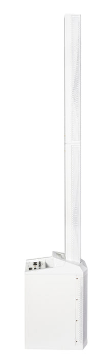 HK Audio Polar 8 MK2 White (Pair) – 1200W Portable Column PA System with Bluetooth, Mixer & Bags