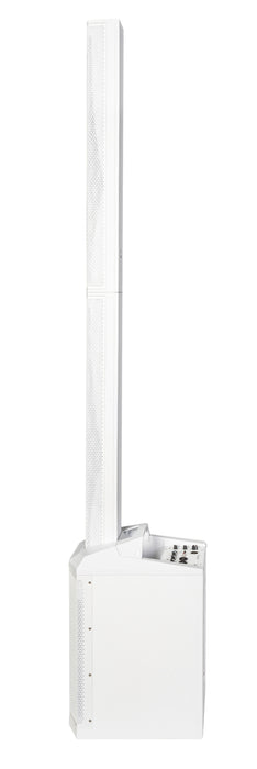HK Audio Polar 8 MK2 White (Pair) – 1200W Portable Column PA System with Bluetooth, Mixer & Bags