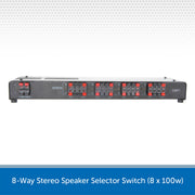 8-Way Stereo Speaker Selector Switch (8 x 100w)