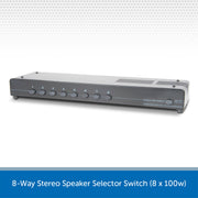 8-Way Stereo Speaker Selector Switch (8 x 100w)