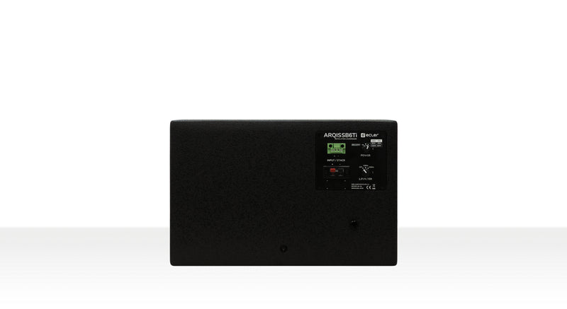 Ecler ARQISSB6Ti Dual 6.5" Passive Subwoofer, 120W/100V & 8Ω – Black or White