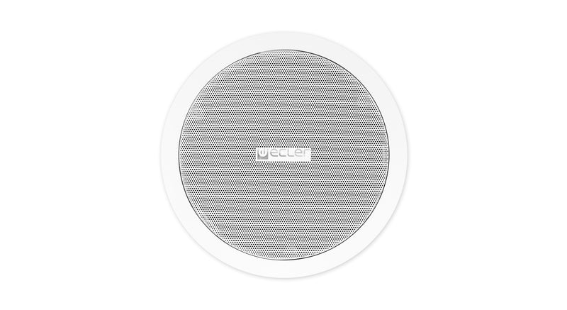 Ecler IC6 6.5" 2-Way Ceiling Speakers (Pair) 100V/8Ω – Black or White