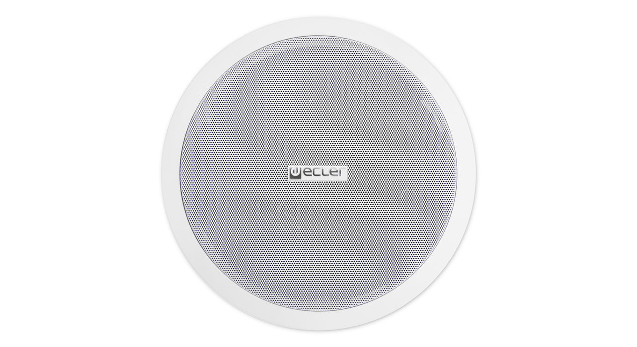 Ecler IC8  8" 2-Way Ceiling Speakers (Pair) 100V/8Ω – White