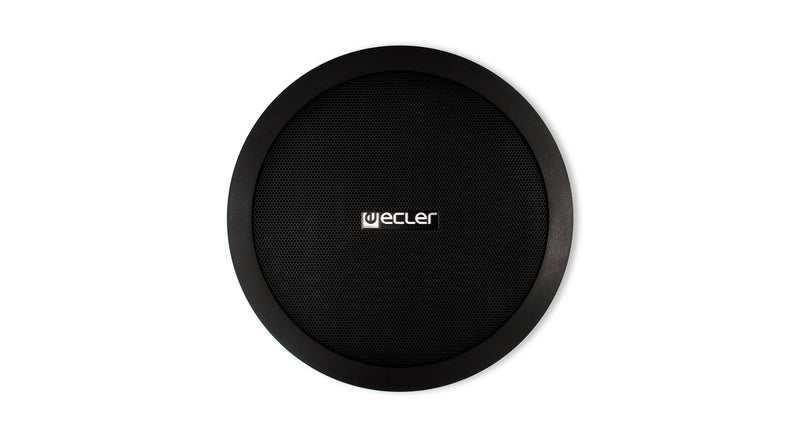 Ecler IC6 6.5" 2-Way Ceiling Speakers (Pair) 100V/8Ω – Black or White