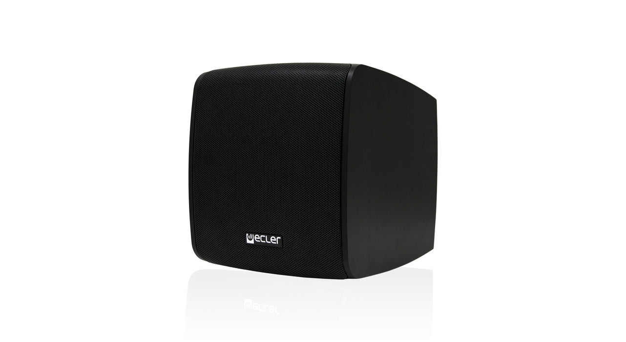 Ecler eMOTUS5OD 5" 2-Way Wall Speakers, IP65 Rated 100V/8Ω (Pair) – Black Or White