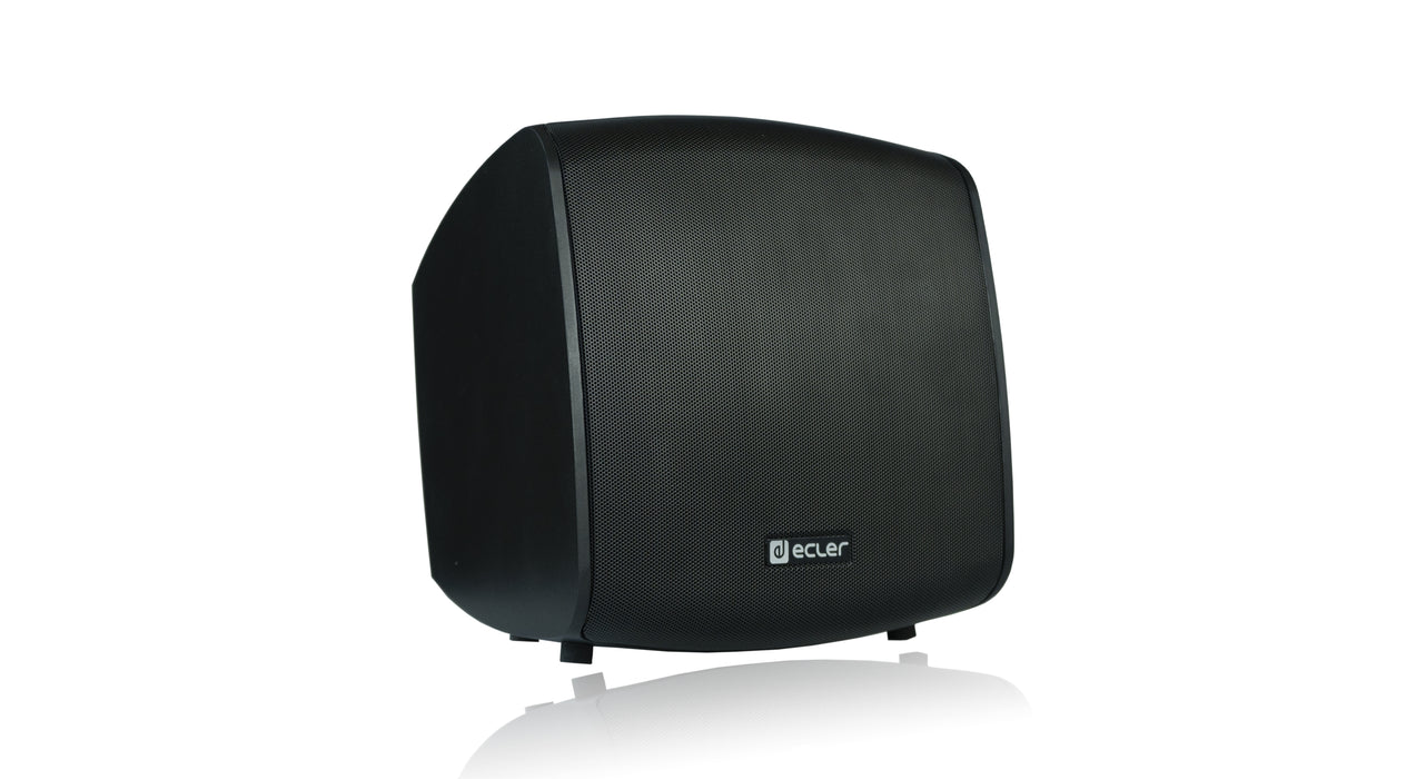 Ecler eMOTUS8OD 8" 2-Way Wall Speakers, IP65 Rated 100V/8Ω (Pair) – Black Or White