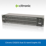 Citronic CEQ231 Dual 31-band Graphic EQ