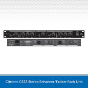 Citronic CE22 Stereo Enhancer/Exciter Rack Unit