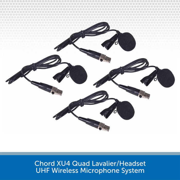 Chord XU4 Lapel MIcs