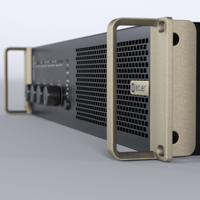 Ecler HADA-4B500 4-Channel 4 x 500W Networkable DSP Power Amplifier