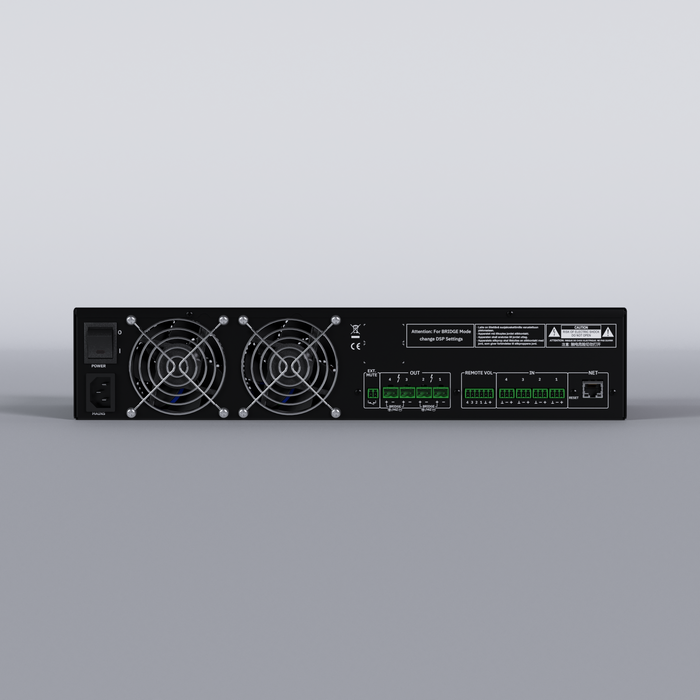 Ecler HADA-4B150 4-Channel 4 x 125W Networkable DSP Power Amplifier
