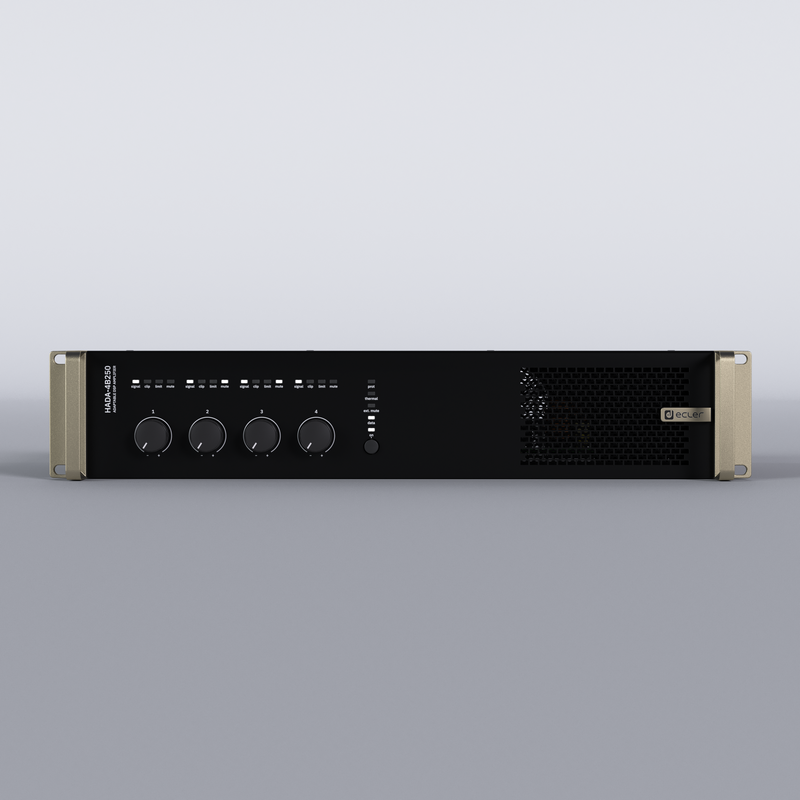 Ecler HADA-4B250 4-Channel 4 x 250W Networkable DSP Power Amplifier