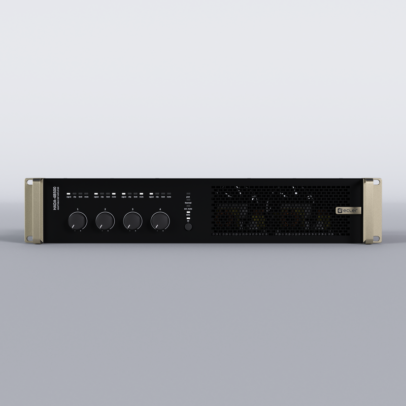 Ecler HADA-4B500 4-Channel 4 x 500W Networkable DSP Power Amplifier
