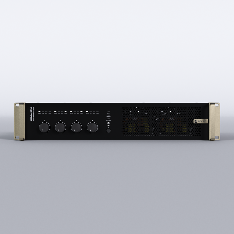 Ecler HADA-4B750 4-Channel 4 x 750W Networkable DSP Power Amplifier