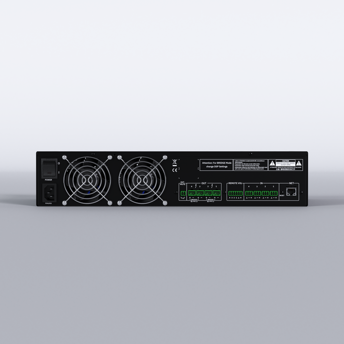 Ecler HADA-4B750 4-Channel 4 x 750W Networkable DSP Power Amplifier