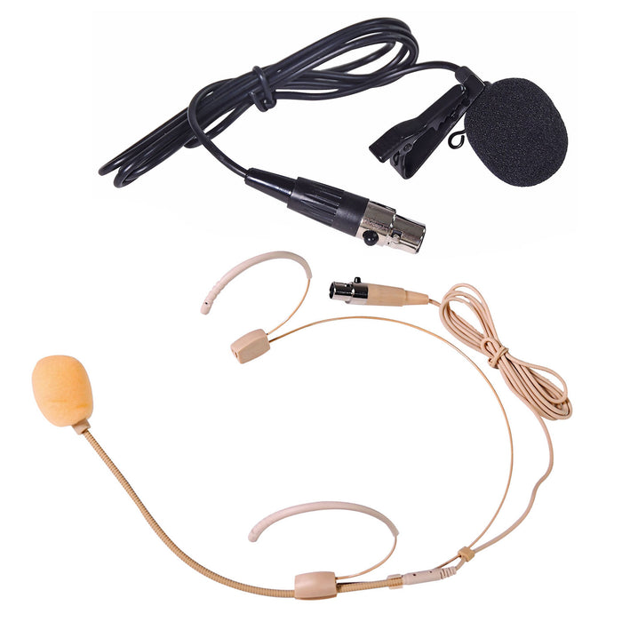 Citronic TU2-C Tuneable Dual UHF Wireless Microphone System - 1 x Handheld & 1 x Bodypack