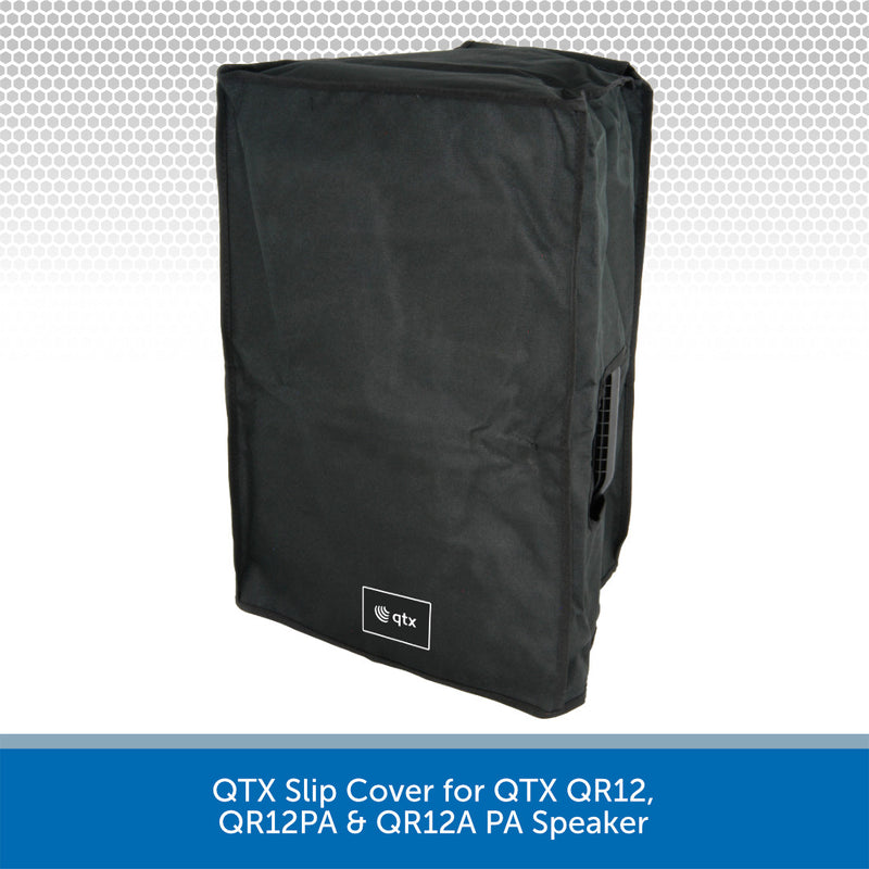 QTX Slip Cover for QTX QR12, QR12A & QR12PA PA Speakers