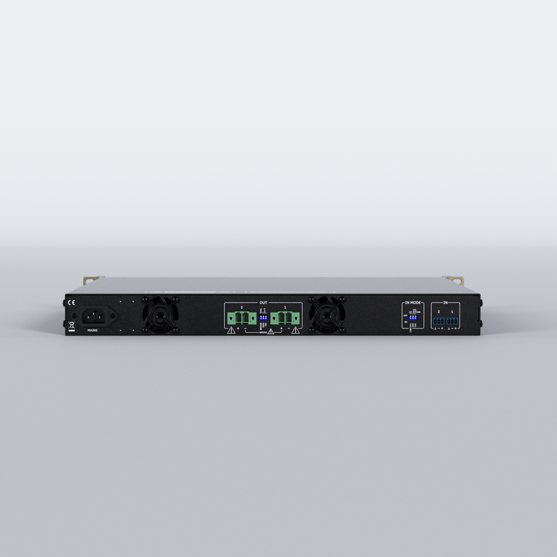 Ecler AURA-2B600 2-Channel 2 x 600W Class-D Power Amplifier - 100V & 2/4/8 Ohm