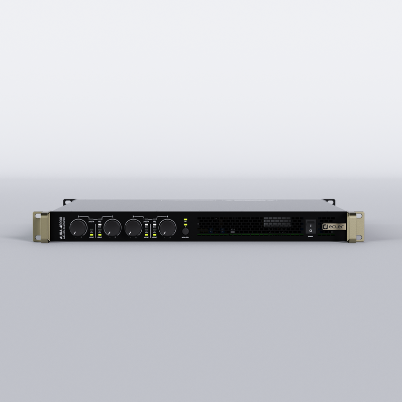 Ecler AURA-4B900 4-Channel 4 x 900W Class-D Power Amplifier - 100V & 2/4/8 Ohm