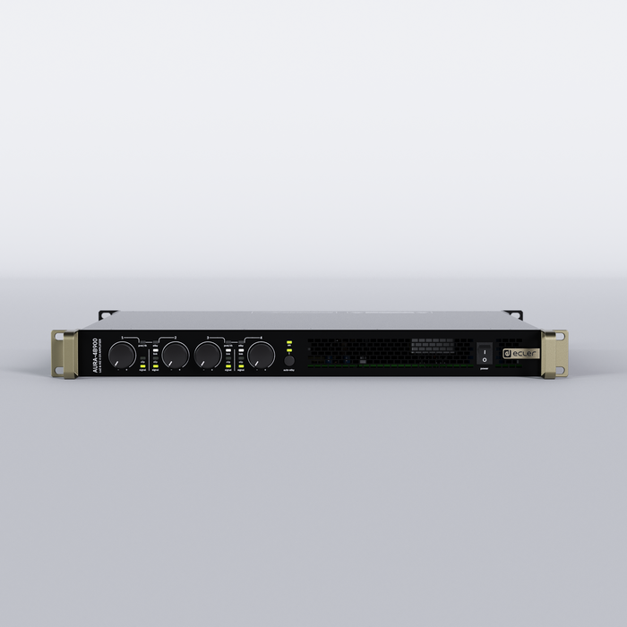 Ecler AURA-4B900 4-Channel 4 x 900W Class-D Power Amplifier - 100V & 2/4/8 Ohm
