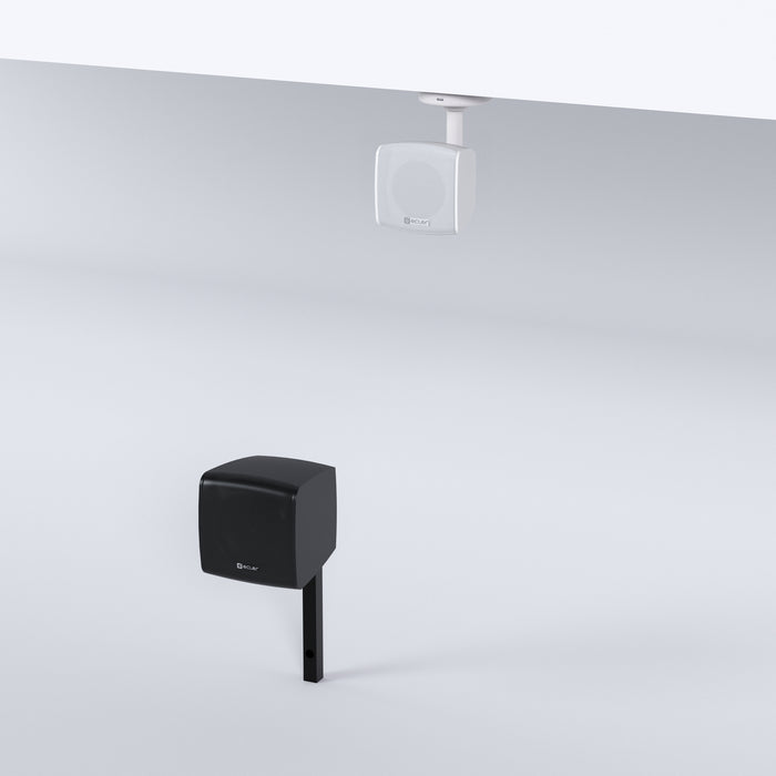 Ecler eMOTUS5OD 5" 2-Way Wall Speakers, IP65 Rated 100V/8Ω (Pair) – Black Or White