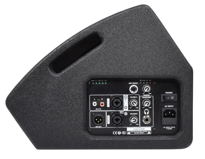 Citronic CM10A 10" 250W Active Wedge Monitor Speaker with Bluetooth