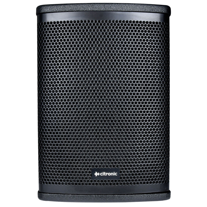 Citronic CUBA-6A 6.5" 100W Full-Range Active PA Speaker with DSP & Bluetooth - Black