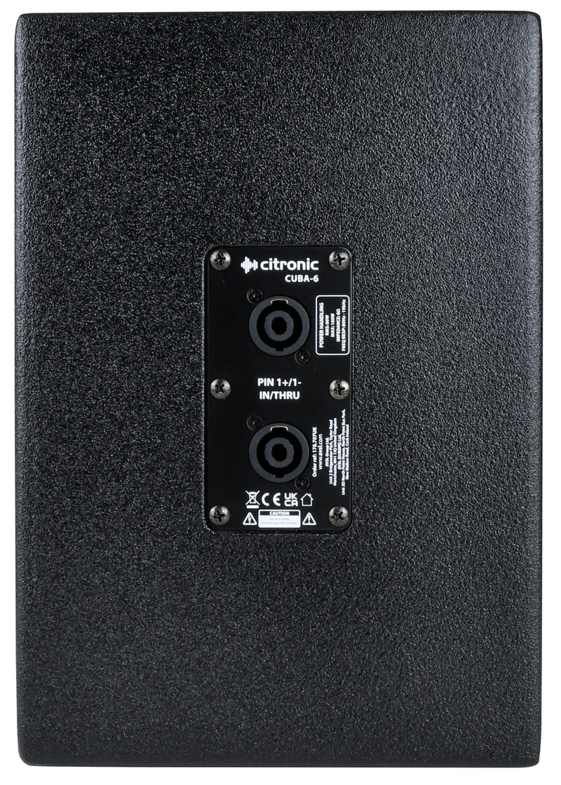 Citronic CUBA-6 6.5" 100W Full-Range Passive Loudspeaker 8 Ohm - Black or White