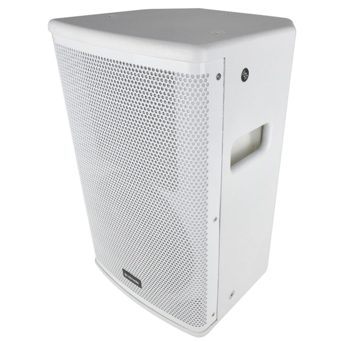 Citronic CUBA-8AW 8" 250W Full-Range Active PA Speaker with DSP & Bluetooth - White