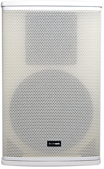 Citronic CUBA-10AW 10" 270W Full-Range Active PA Speaker with DSP & Bluetooth - White