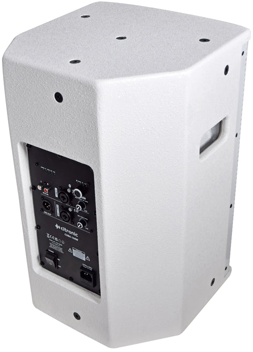 Citronic CUBA-10AW 10" 270W Full-Range Active PA Speaker with DSP & Bluetooth - White