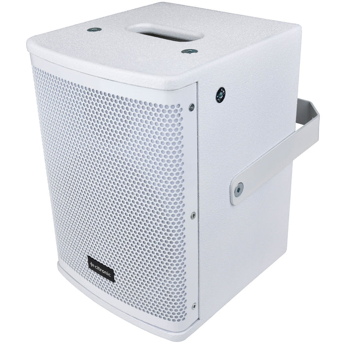 Citronic CUBA-6AW 6.5" 100W Full-Range Active PA Speaker with DSP & Bluetooth - White