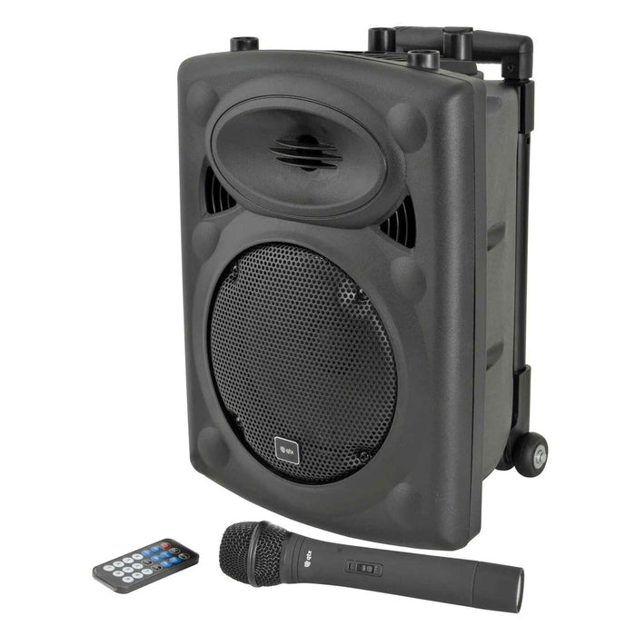 QTX QRPA with True Wireless | Portable PA System, Bluetooth, Wireless Microphones - Choose 8, 10, 12 or 15 inch