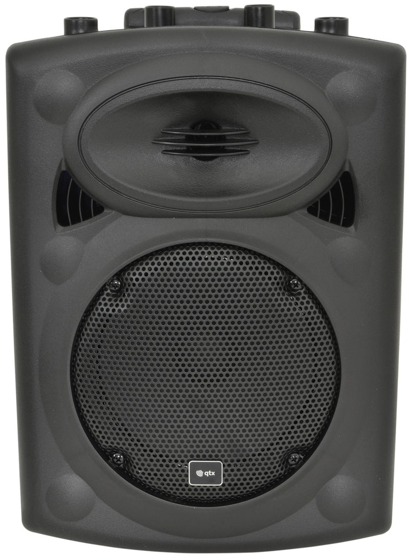 QTX QR8PA 8" Portable PA System | 1 x UHF Wireless Microphone