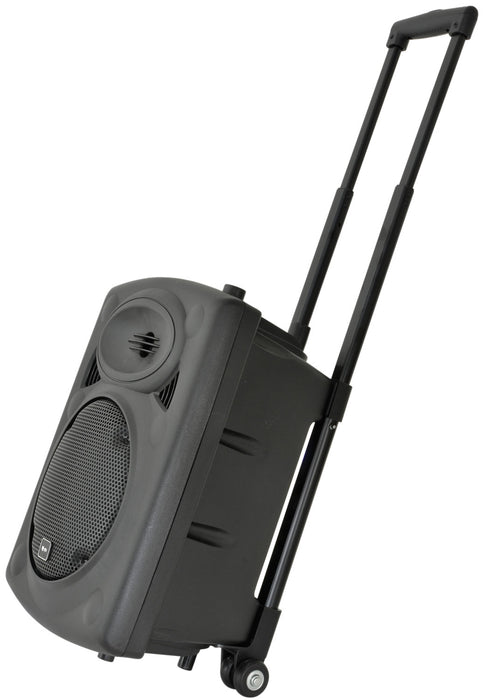 QTX QR8PA 8" Portable PA System | 1 x UHF Wireless Microphone
