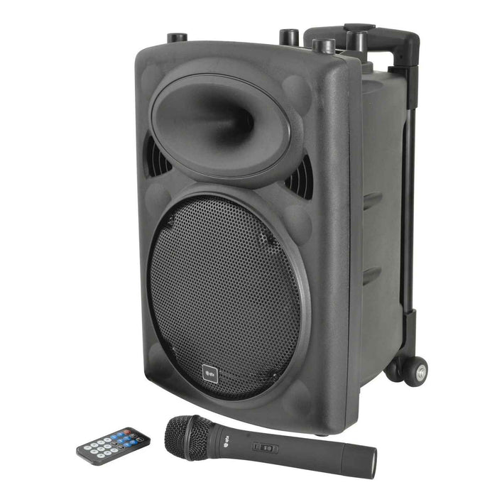 QTX QRPA with True Wireless | Portable PA System, Bluetooth, Wireless Microphones - Choose 8, 10, 12 or 15 inch