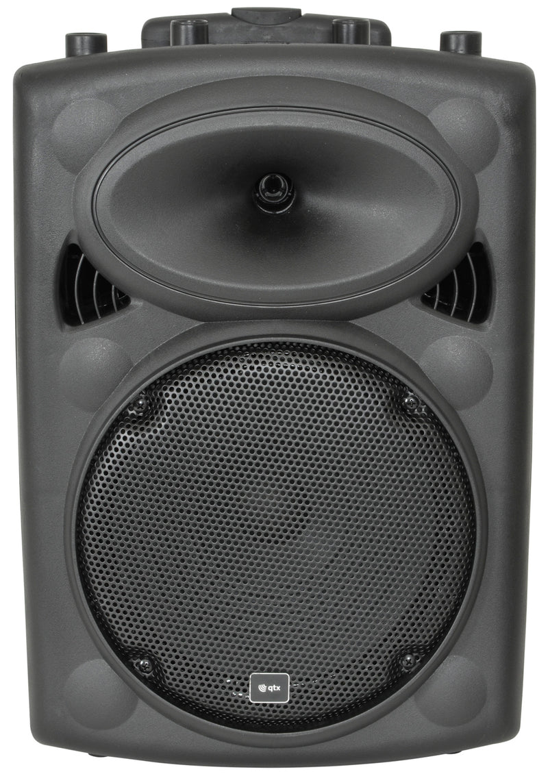 QTX QR10PA 10" Portable PA Speaker | 1 x UHF Wireless Microphone