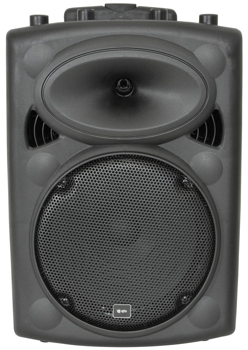 QTX QR10PA 10" Portable PA Speaker | 1 x UHF Wireless Microphone