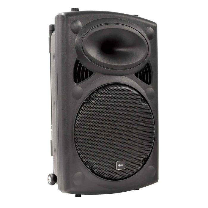 QTX QRPA with True Wireless | Portable PA System, Bluetooth, Wireless Microphones - Choose 8, 10, 12 or 15 inch