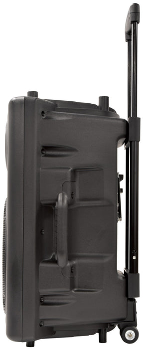 QTX QR12PA 12" Portable PA Speaker | 2 x UHF Wireless Microphones