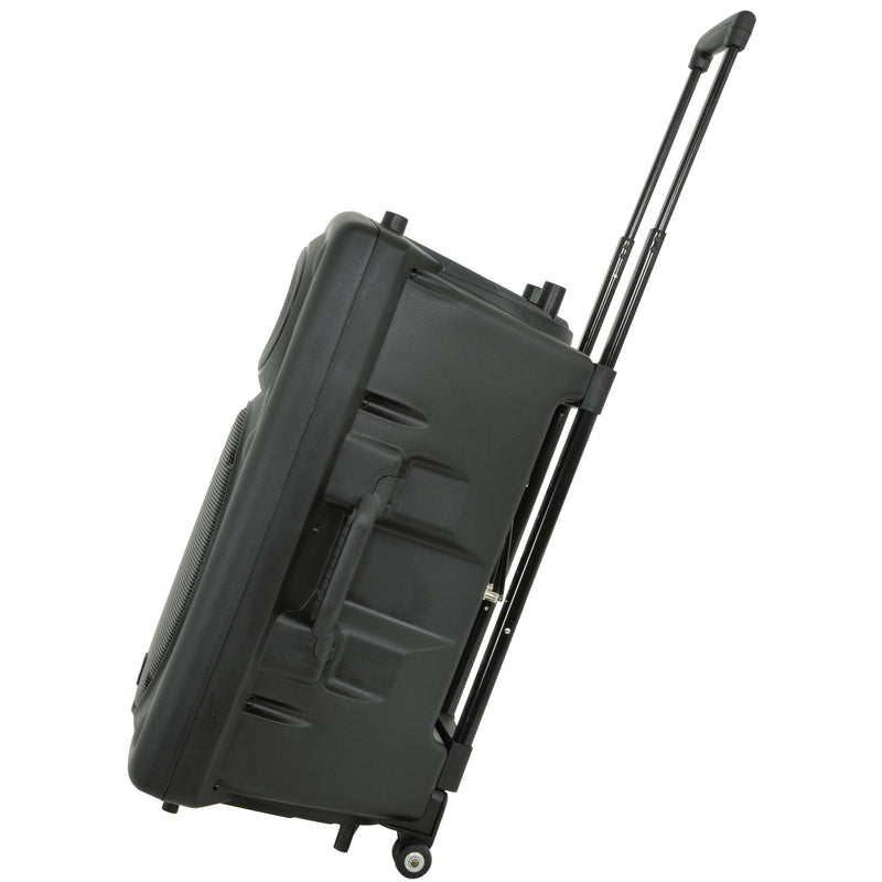 QTX QR15PA 15" Portable PA Speaker | 2 x UHF Wireless Microphones