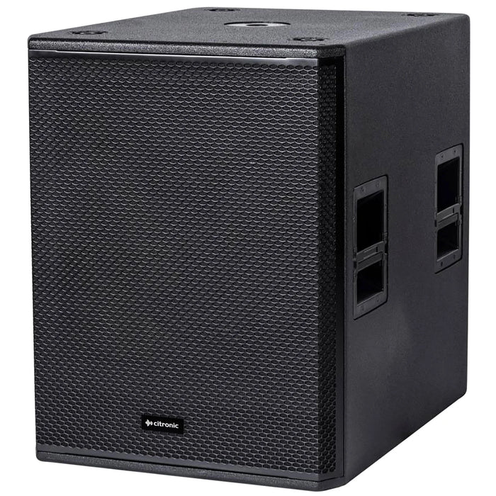 Citronic CORVA-15A Speakers & 18SA Subs High Power Active PA System With Poles & Cables