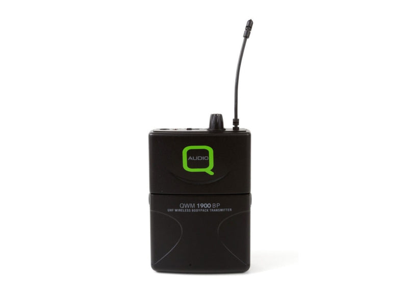 Q-Audio QWM 1900 BP UHF Wireless Beltpack Microphone System