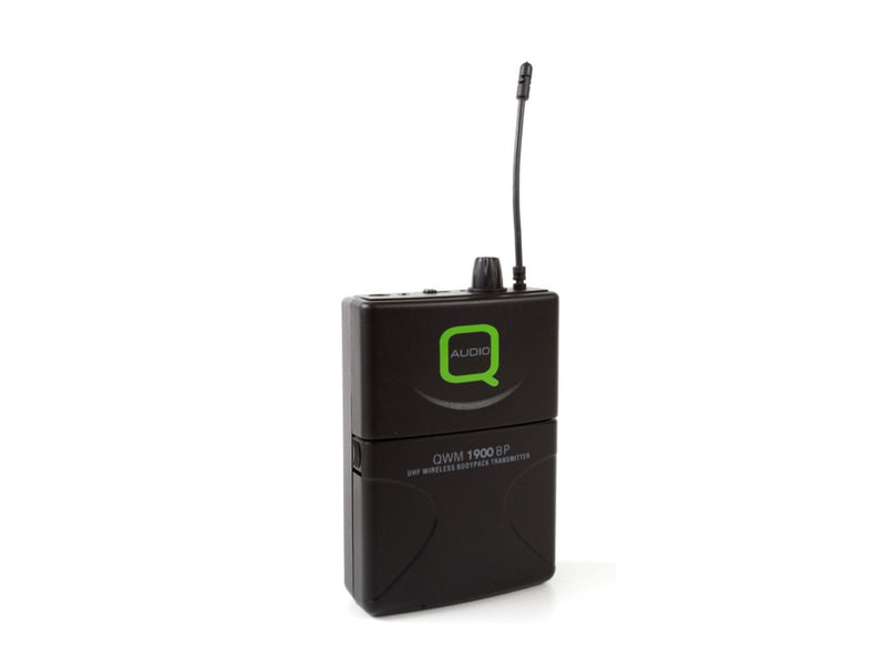 Q-Audio QWM 1900 BP UHF Wireless Beltpack Microphone System